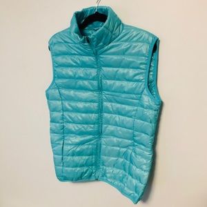 Baby Blue Puffer Vest - Light Weight